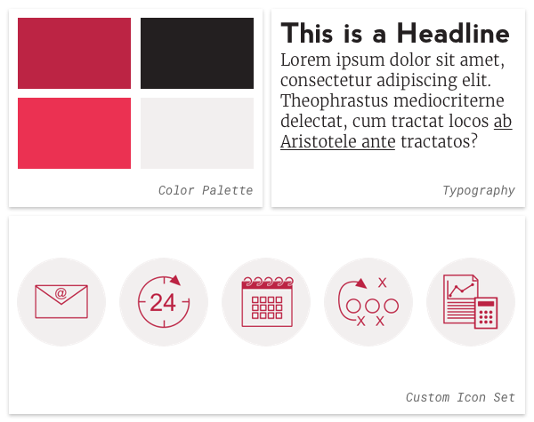 cardinal house branding and ui