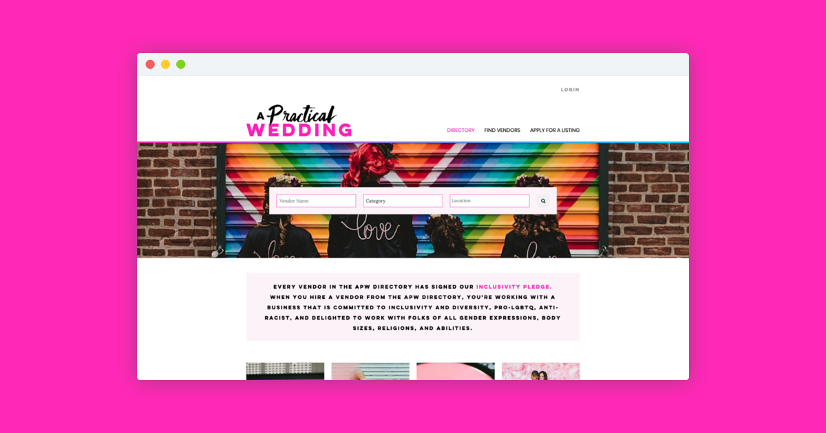 Thumbnail for A Practical Wedding Vendor Directory